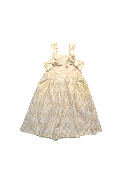 A Ivory Sleeveless Dresses from Country Road in size 2T for girl. (Back View)