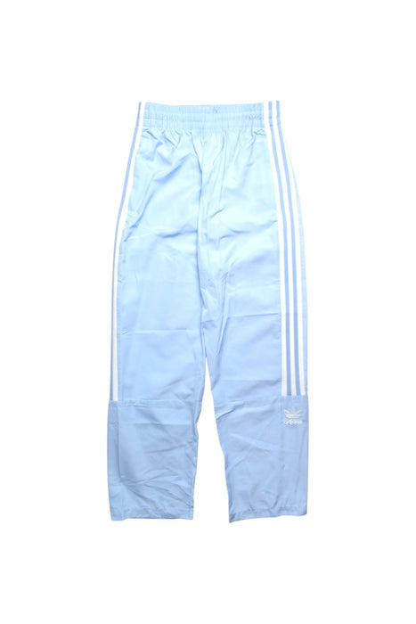 A Blue Sweatpants from Adidas in size 11Y for girl. (Front View)