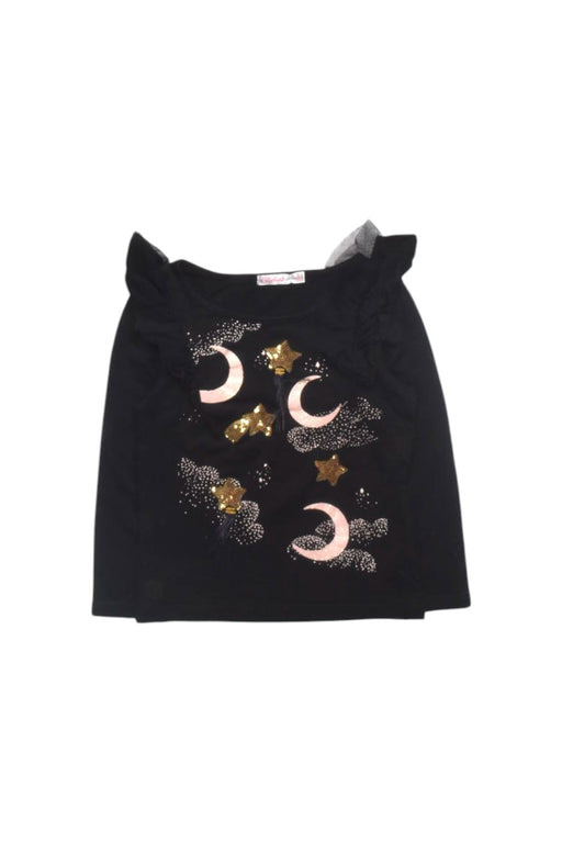 A Black Long Sleeve Tops from Billieblush in size 3T for girl. (Front View)