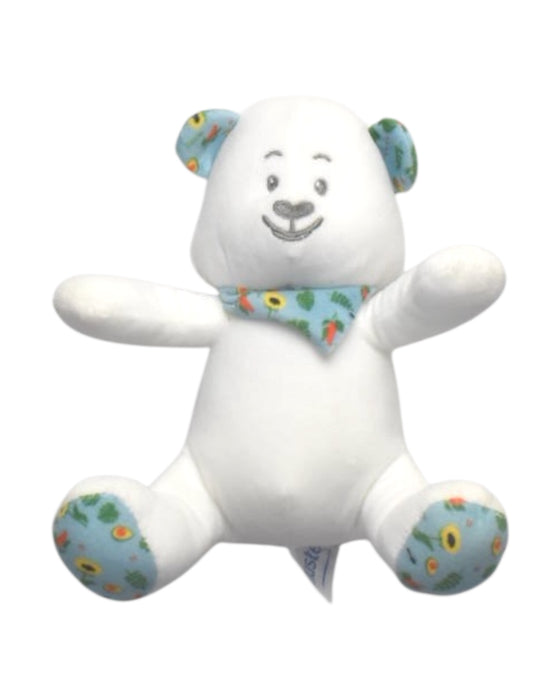 A White Soft Toys from Mustela in size O/S for girl. (Front View)