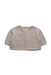 A Beige Cardigans from Chateau de Sable in size 6-12M for girl. (Back View)