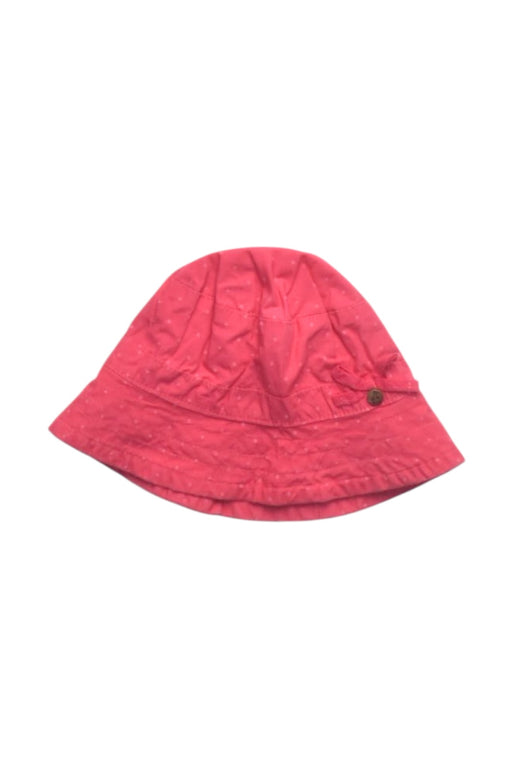 A Red Sun Hats from Cadet Rousselle in size 0-3M for girl. (Front View)