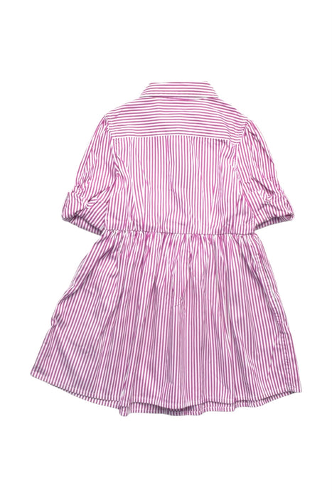 A Pink Short Sleeve Dresses from Polo Ralph Lauren in size 3T for girl. (Back View)