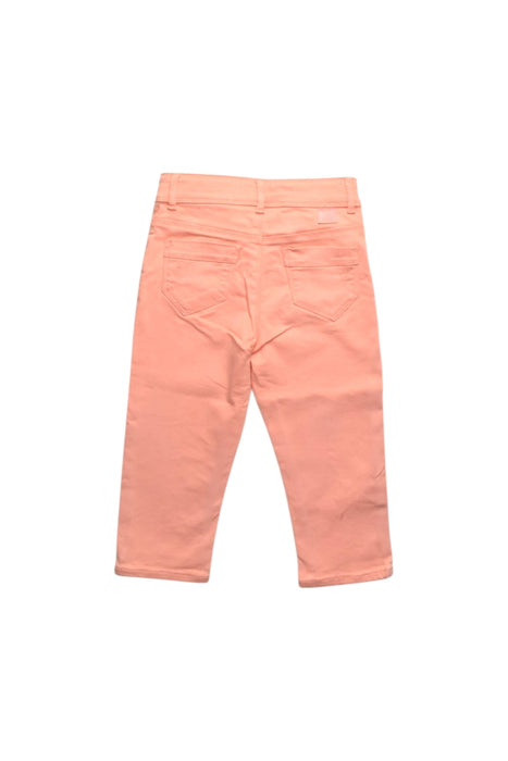 A Peach Casual Pants from IKKS in size 6T for girl. (Back View)