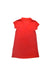 A Red Short Sleeve Dresses from Lacoste in size 4T for girl. (Back View)