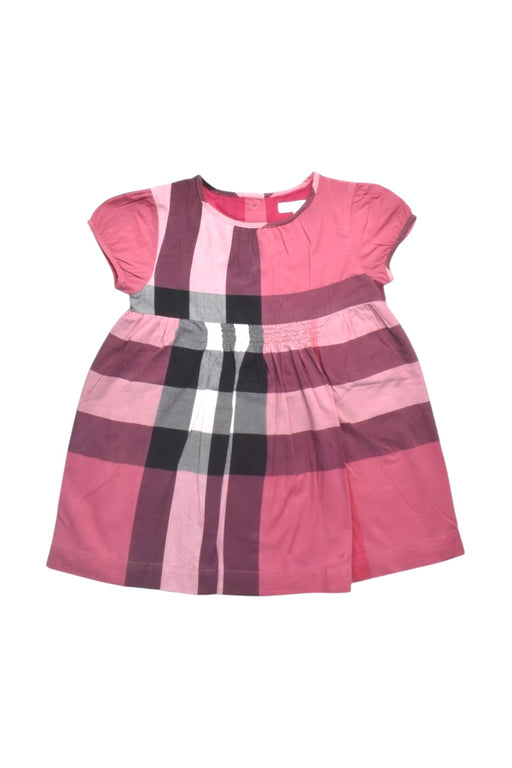 A Multicolour Short Sleeve Dresses from Burberry in size 3T for girl. (Front View)