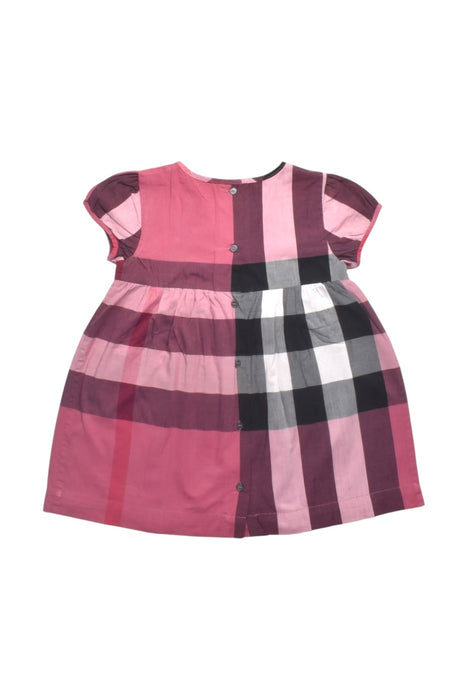 A Multicolour Short Sleeve Dresses from Burberry in size 3T for girl. (Back View)
