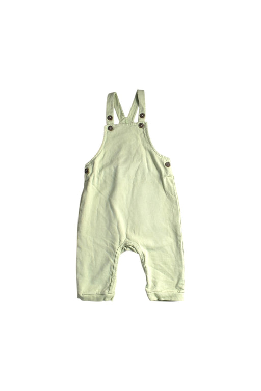 A Green Long Overalls from Mori in size 18-24M for boy. (Front View)