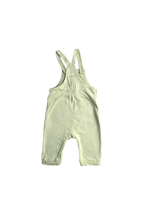 A Green Long Overalls from Mori in size 18-24M for boy. (Back View)