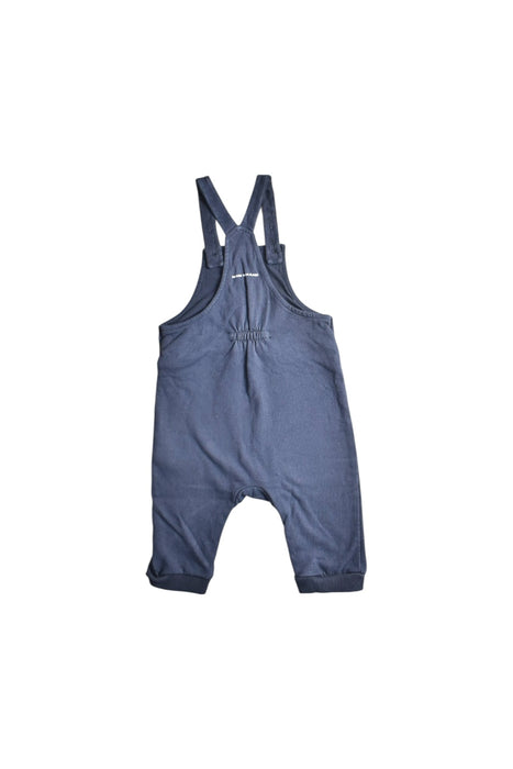 A Navy Long Overalls from Mori in size 12-18M for boy. (Back View)