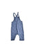 A Blue Long Overalls from Mori in size 6-12M for girl. (Back View)