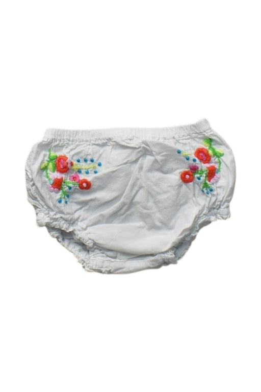 A White Bloomers from Kidsagogo in size 3-6M for girl. (Front View)