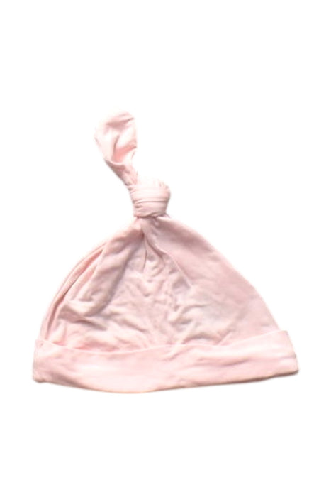 A Pink Winter Hats from Magnetic Me in size 0-3M for girl. (Back View)