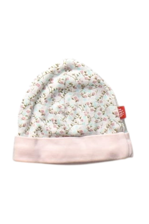 A White Beanies from Magnetic Me in size 0-3M for girl. (Front View)
