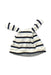 A White Winter Hats from Petit Bateau in size 0-3M for boy. (Back View)
