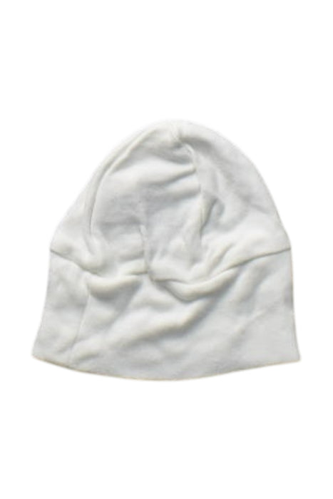 A White Beanies from Mori in size Newborn for boy. (Back View)