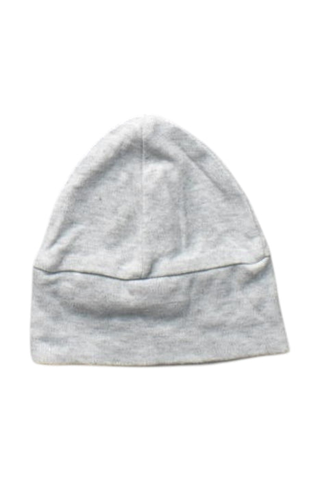 A Grey Beanies from Mori in size 0-3M for boy. (Back View)