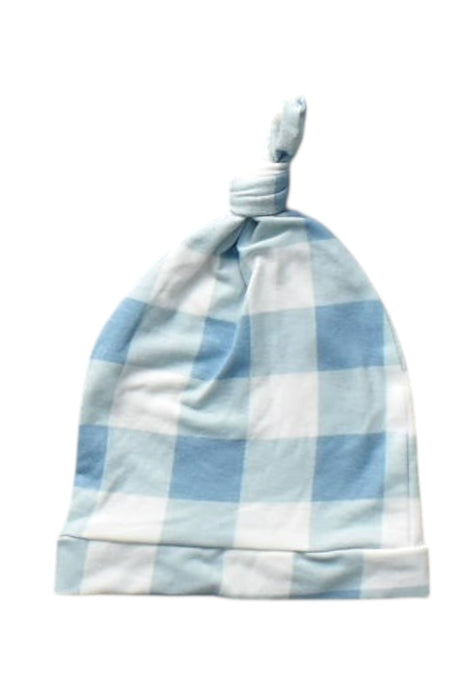 A Blue Hats Beanies & Caps from Copper Pearl in size Newborn for boy. (Back View)