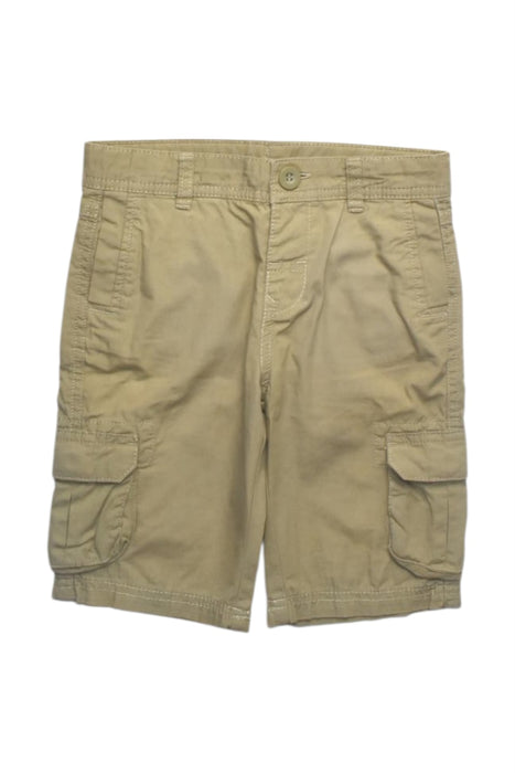 A Beige Shorts from Mothercare in size 4T for boy. (Front View)