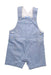 A Blue Overall Shorts from Jacadi in size 6-12M for boy. (Front View)