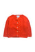 A Red Cardigans from Jacadi in size 6-12M for girl. (Front View)