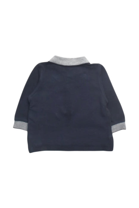 A Navy Long Sleeve Polos from Armani Baby in size 3-6M for boy. (Back View)
