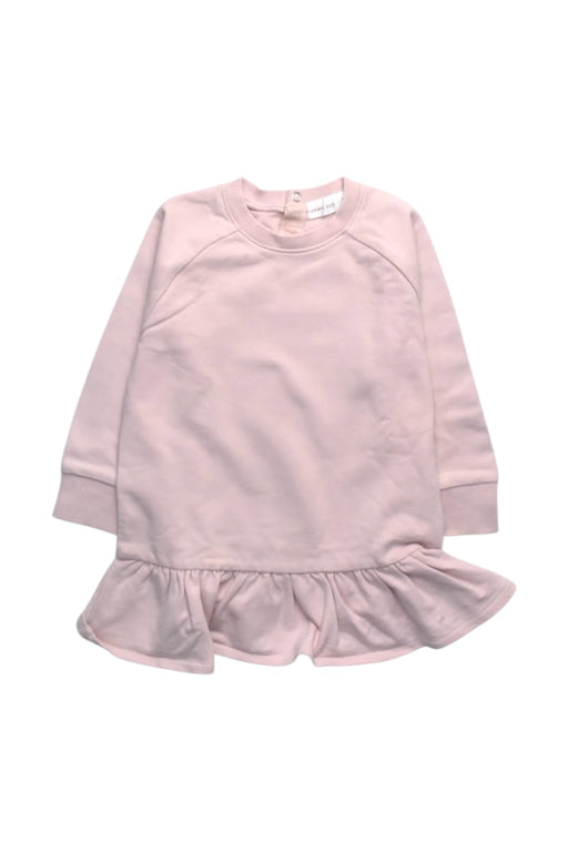 A Pink Long Sleeve Dresses from Jamie Kay in size 6-12M for girl. (Front View)