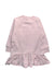 A Pink Long Sleeve Dresses from Jamie Kay in size 6-12M for girl. (Back View)