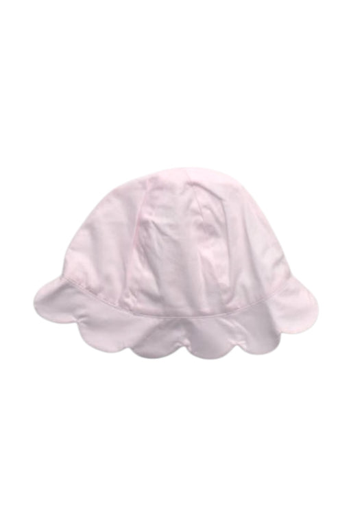 A Pink Sun Hats from Jacadi in size 6-12M for girl. (Front View)