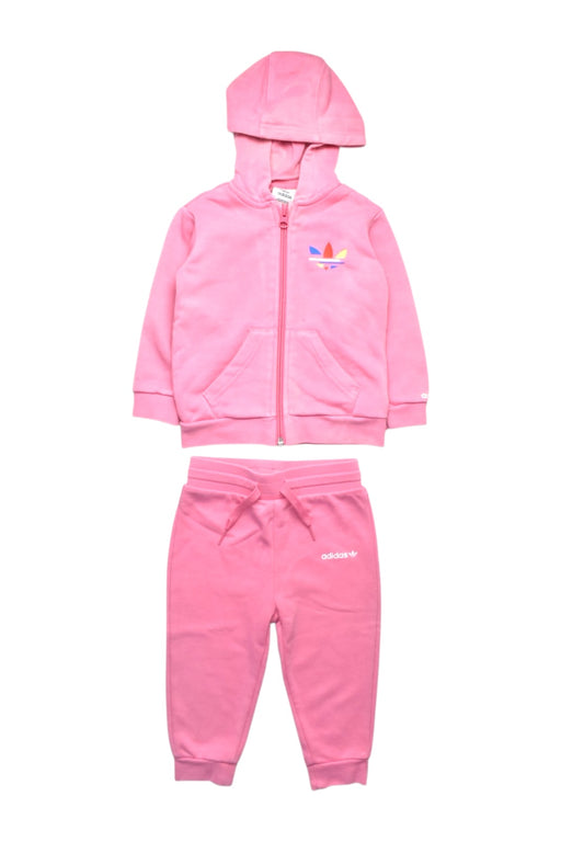 A Pink Pants Sets from Adidas in size 12-18M for girl. (Front View)