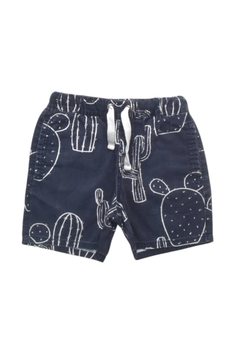 A Navy Shorts from Seed in size 4T for boy. (Front View)