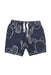 A Navy Shorts from Seed in size 4T for boy. (Front View)