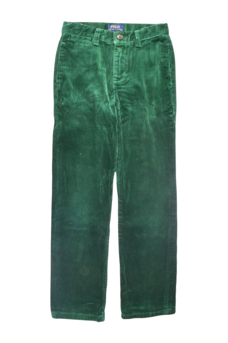 A Green Casual Pants from Polo Ralph Lauren in size 7Y for boy. (Front View)