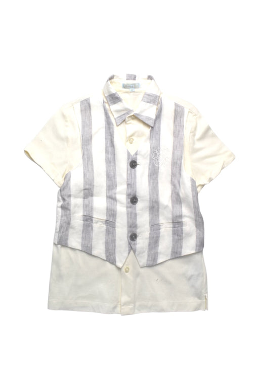 A Blue Suit Vests from Nicholas & Bears in size 6T for boy. (Front View)