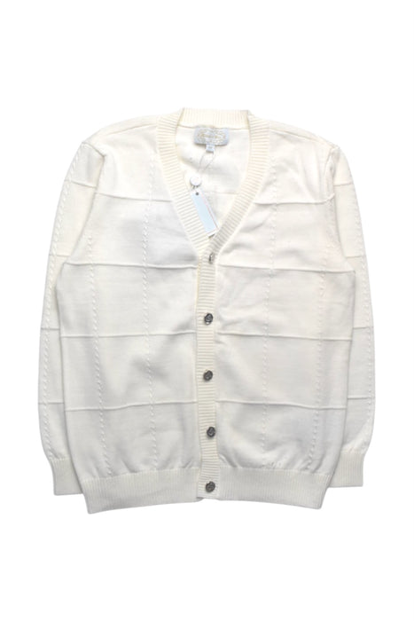 A White Cardigans from Nicholas & Bears in size 6T for girl. (Front View)