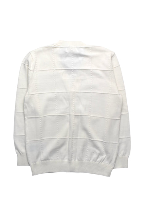 A White Cardigans from Nicholas & Bears in size 6T for girl. (Back View)