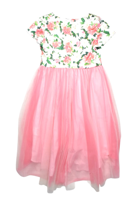 A Multicolour Short Sleeve Dresses from I Pinco Pallino in size 6T for girl. (Back View)