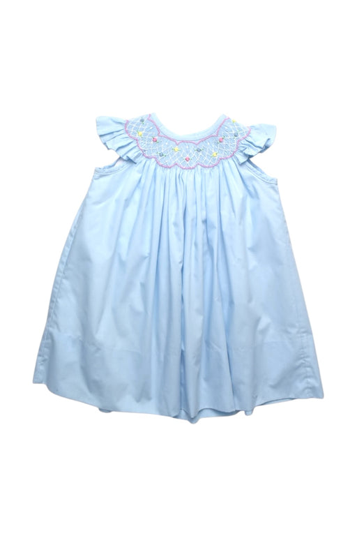 A Blue Sleeveless Dresses from The Beaufort Bonnet Company in size 3T for girl. (Front View)