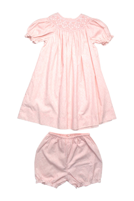 A Pink Shorts Sets from Petit Ami in size 18-24M for girl. (Front View)