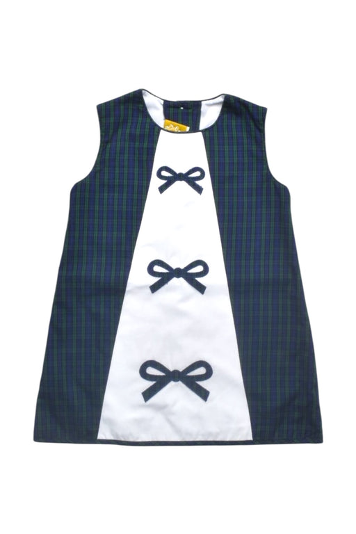 A Navy Sleeveless Dresses from The Beaufort Bonnet Company in size 3T for girl. (Front View)