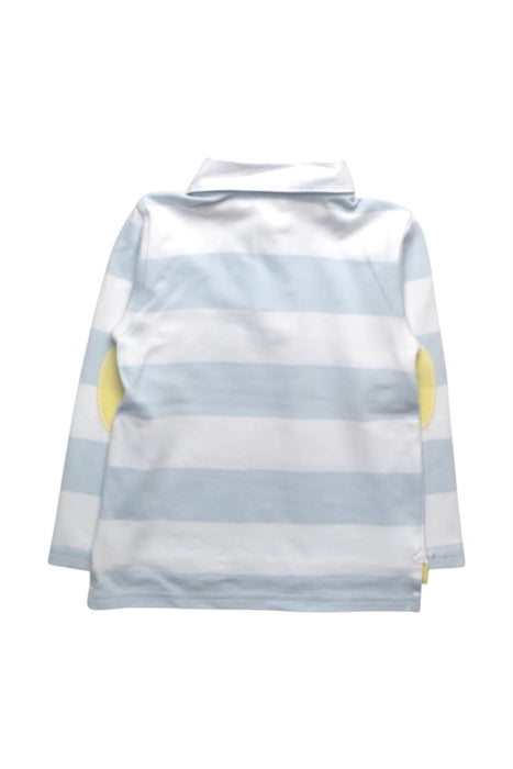 A Blue Long Sleeve Polos from The Beaufort Bonnet Company in size 4T for boy. (Back View)
