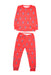 A Red Pyjama Sets from Janie & Jack in size 4T for boy. (Front View)