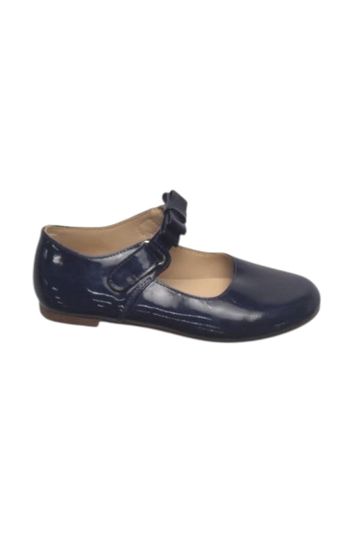 A Navy Dress Shoes from Elephantito in size 5T for girl. (Front View)