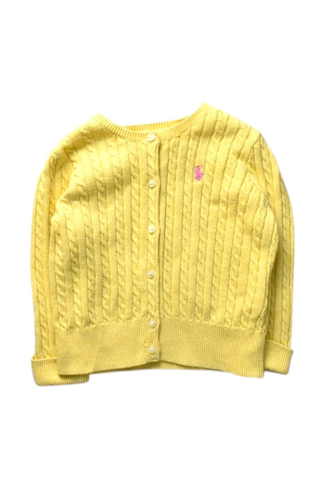 A Yellow Cardigans from Ralph Lauren in size 18-24M for girl. (Front View)