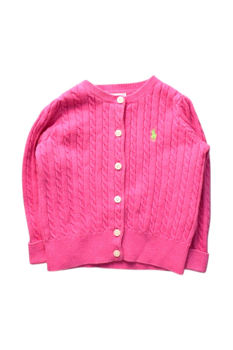 A Pink Cardigans from Ralph Lauren in size 12-18M for girl. (Front View)
