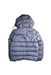 A Navy Puffer/Quilted Jackets from Moncler in size 10Y for boy. (Back View)