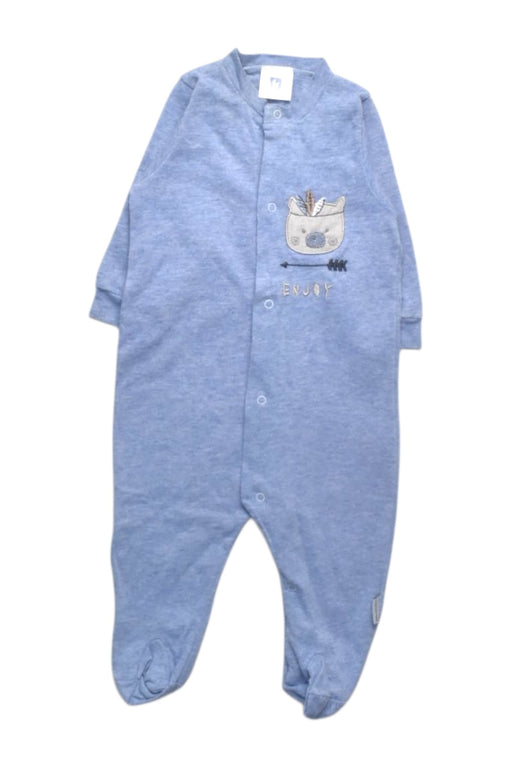 A Blue Onesies from Cambrass in size 6-12M for boy. (Front View)