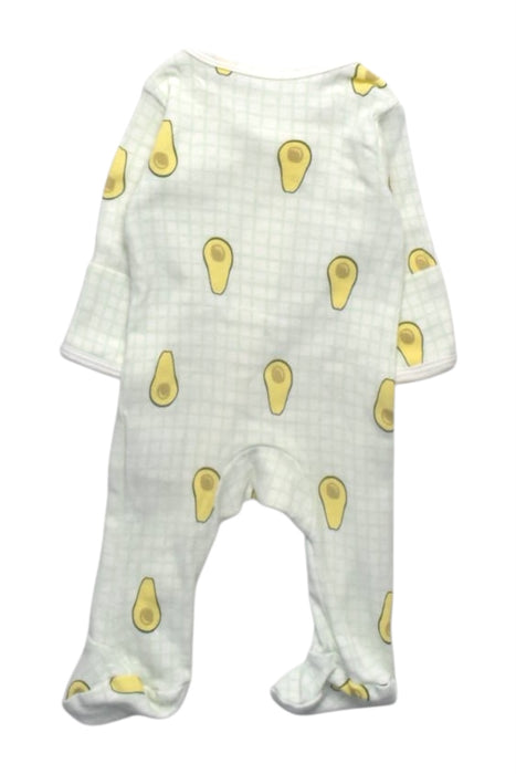 A White Onesies from Le Petit Society in size Newborn for boy. (Back View)