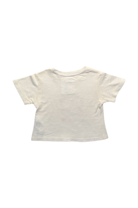 A White Short Sleeve T Shirts from Gingersnaps in size 3-6M for boy. (Back View)