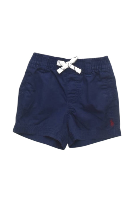 A Navy Shorts from Ralph Lauren in size 0-3M for boy. (Front View)